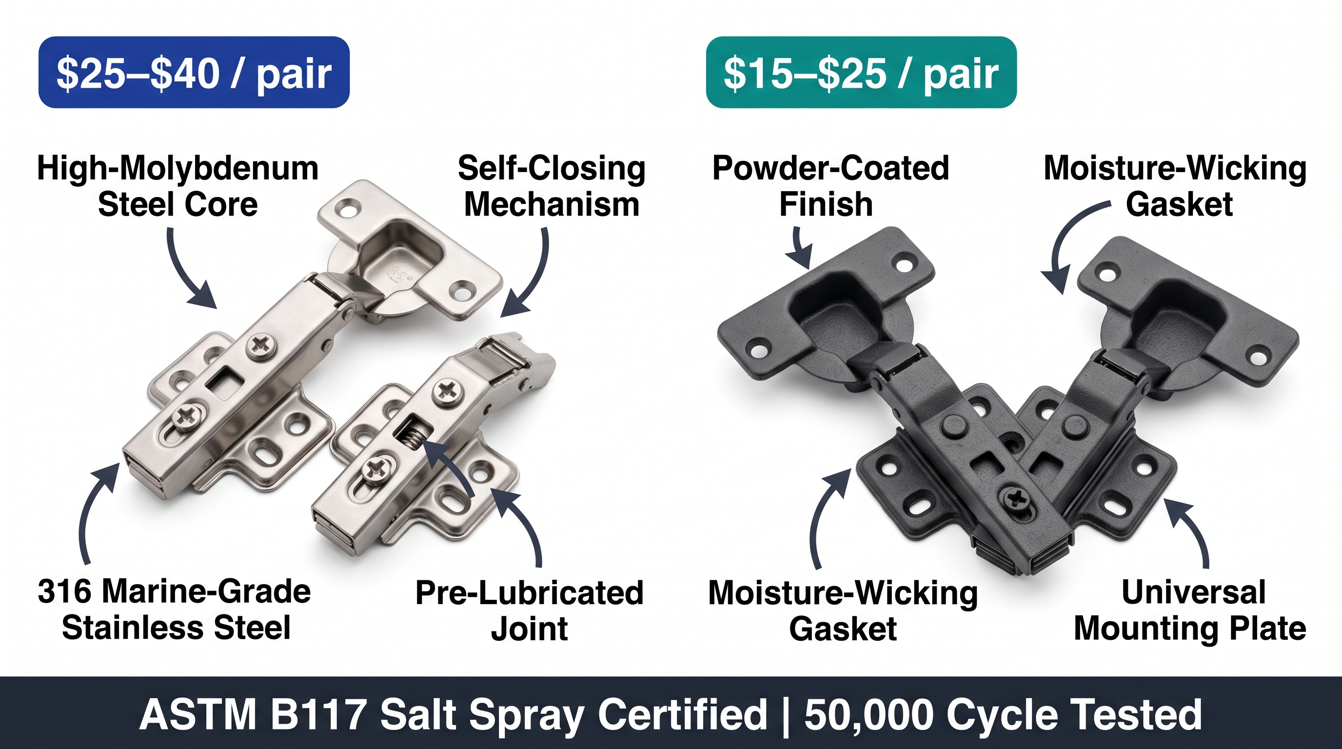 Kitchen Hardware: Rust-Proof Cabinet Hinges 2026