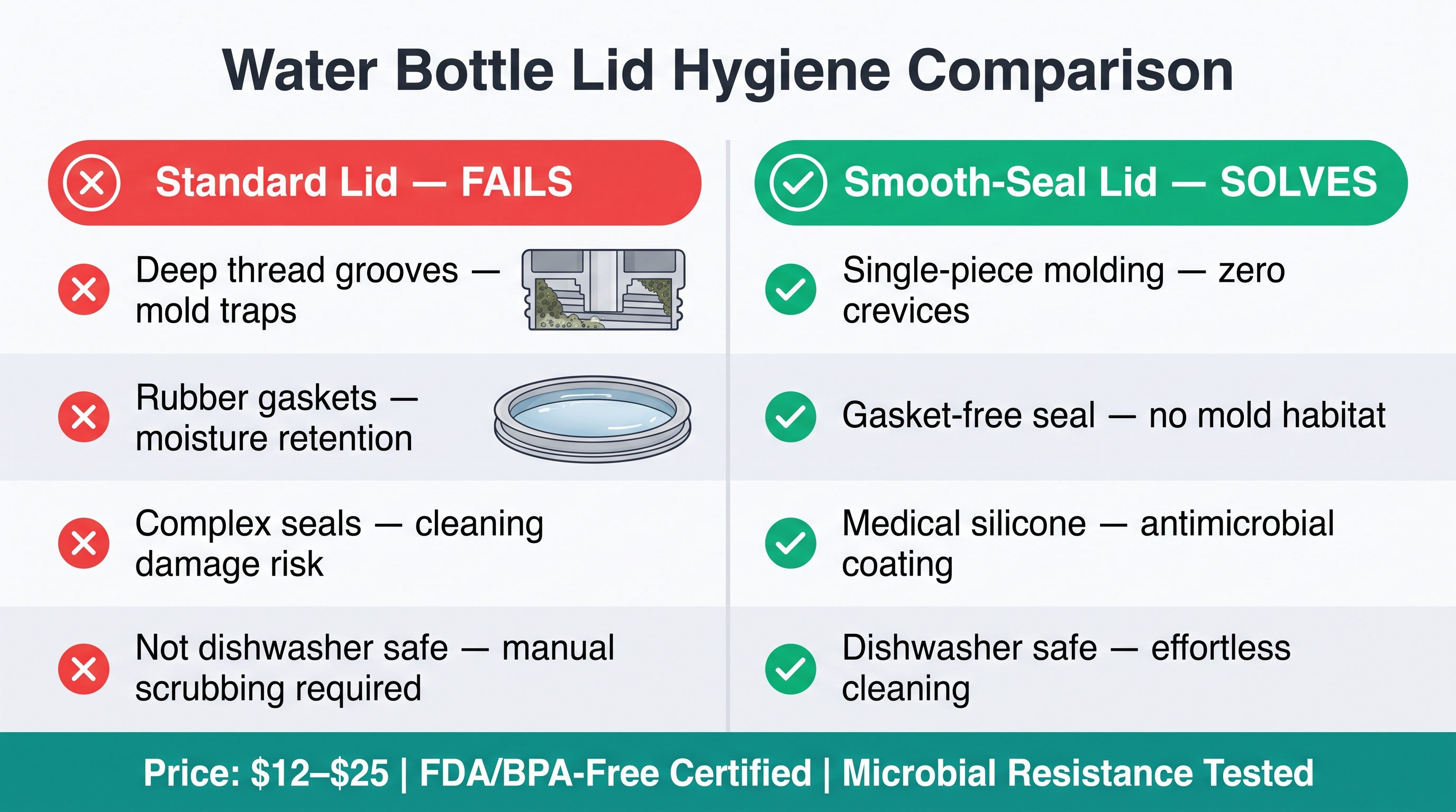 Kitchenware Market: Hygienic Water Bottle Lids 2026 Analysis