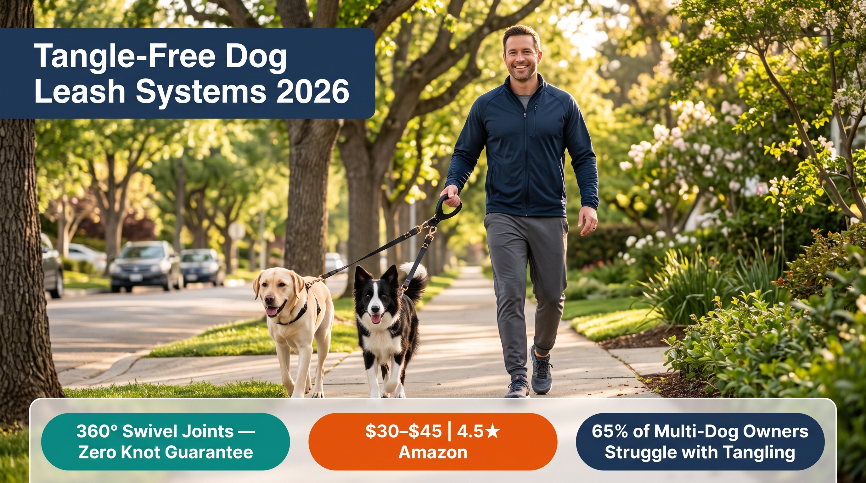 Pet Supplies: Tangle-Free Dog Leash Systems 2026