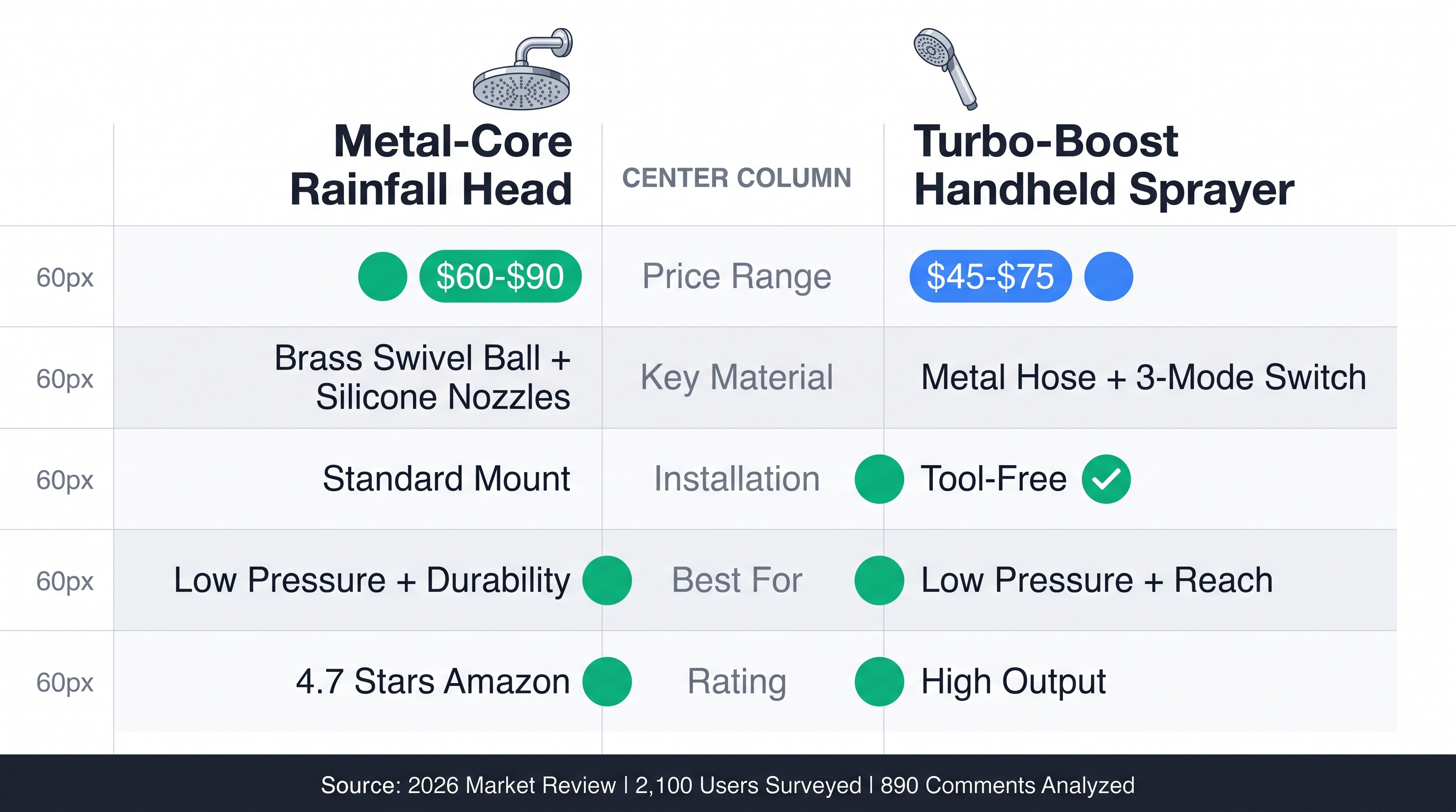 High-Pressure Showerheads: Performance Review 2026