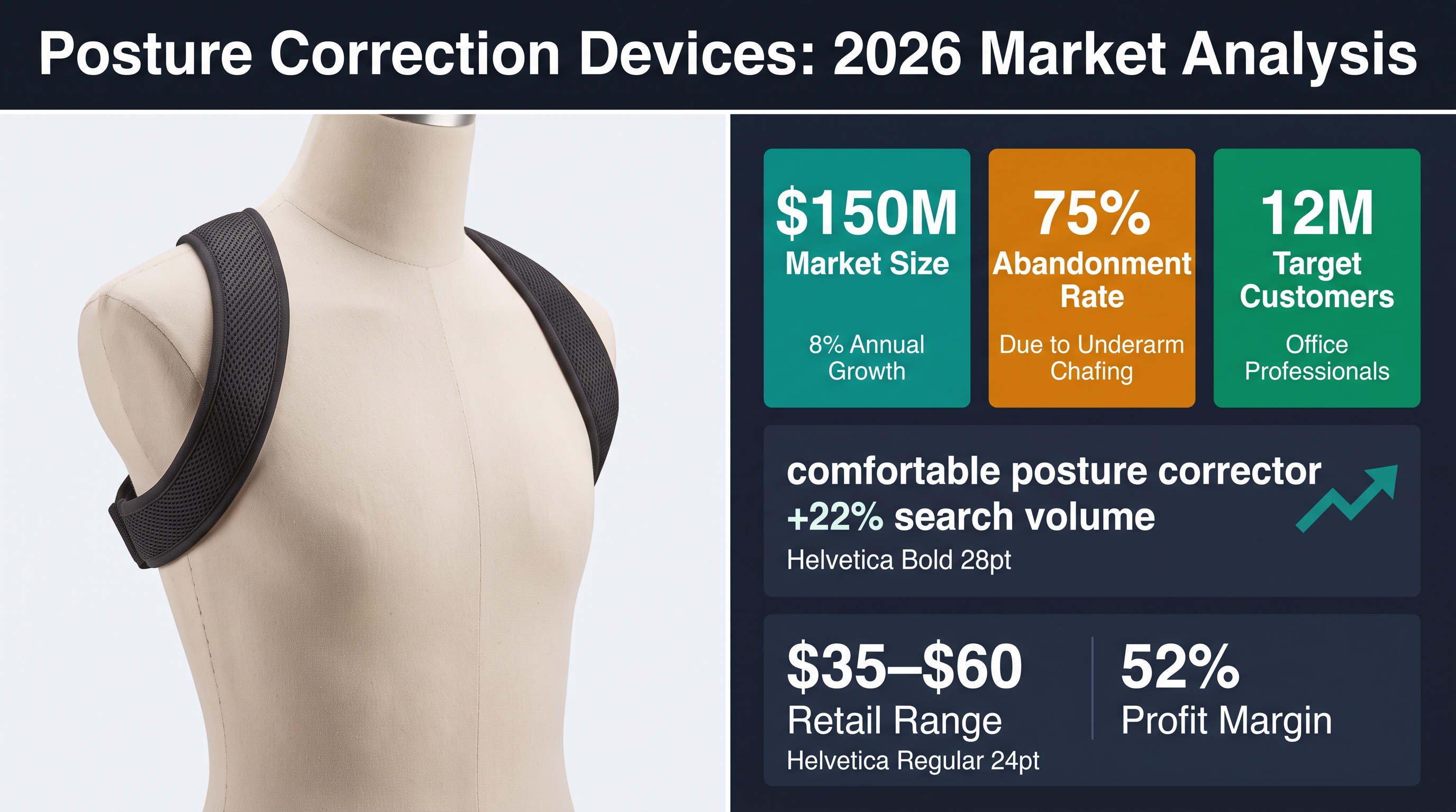 Posture Correction Devices: Pain-Free Solutions 2026 Market Analysis