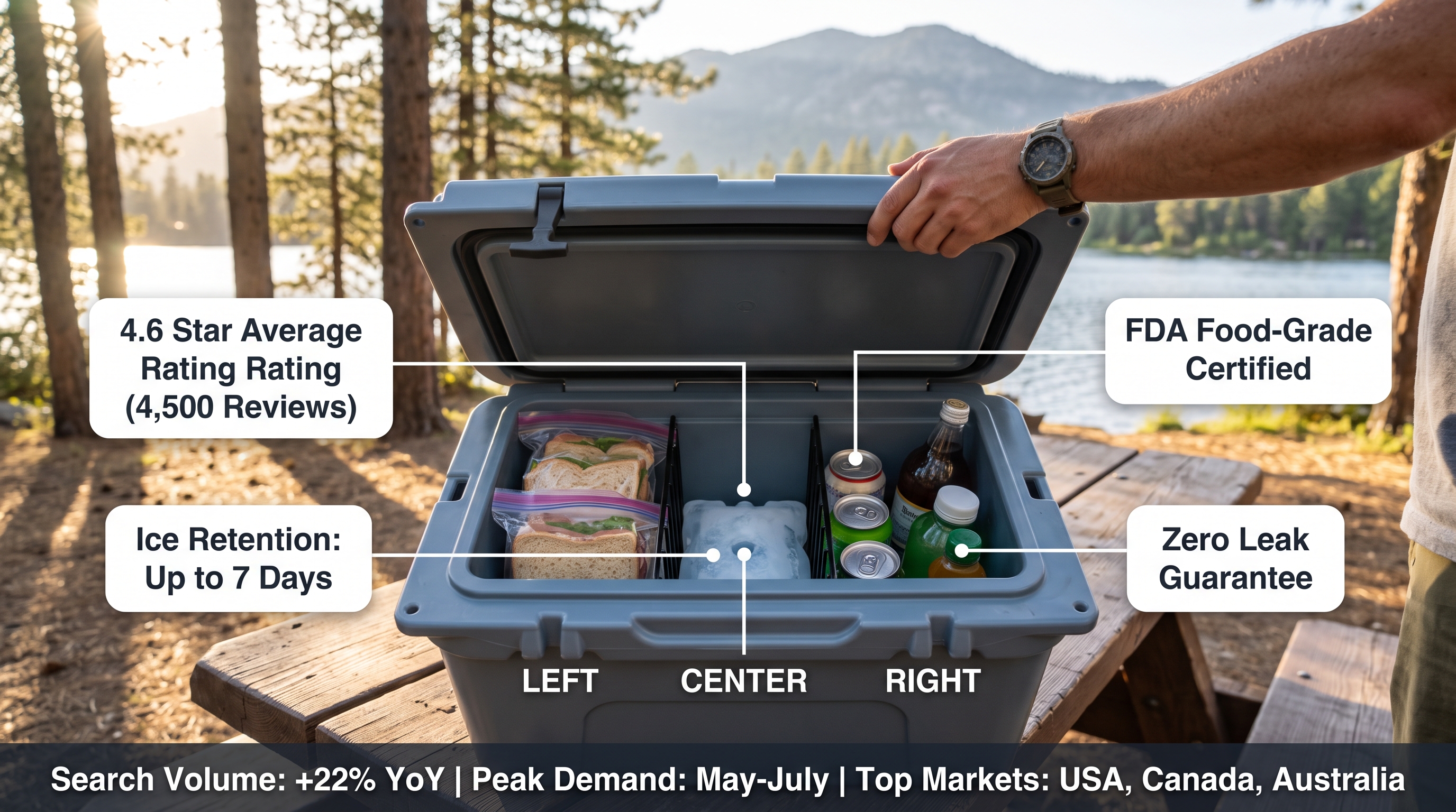 Camping Cooler Market: Dry Storage Solutions 2026 Analysis